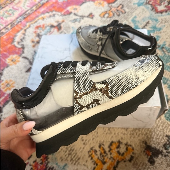 Jessica Rich Transparent Sneaker in Snakeskin Size 35 - VERY RARE - NEW WITH BOX - Picture 2 of 8